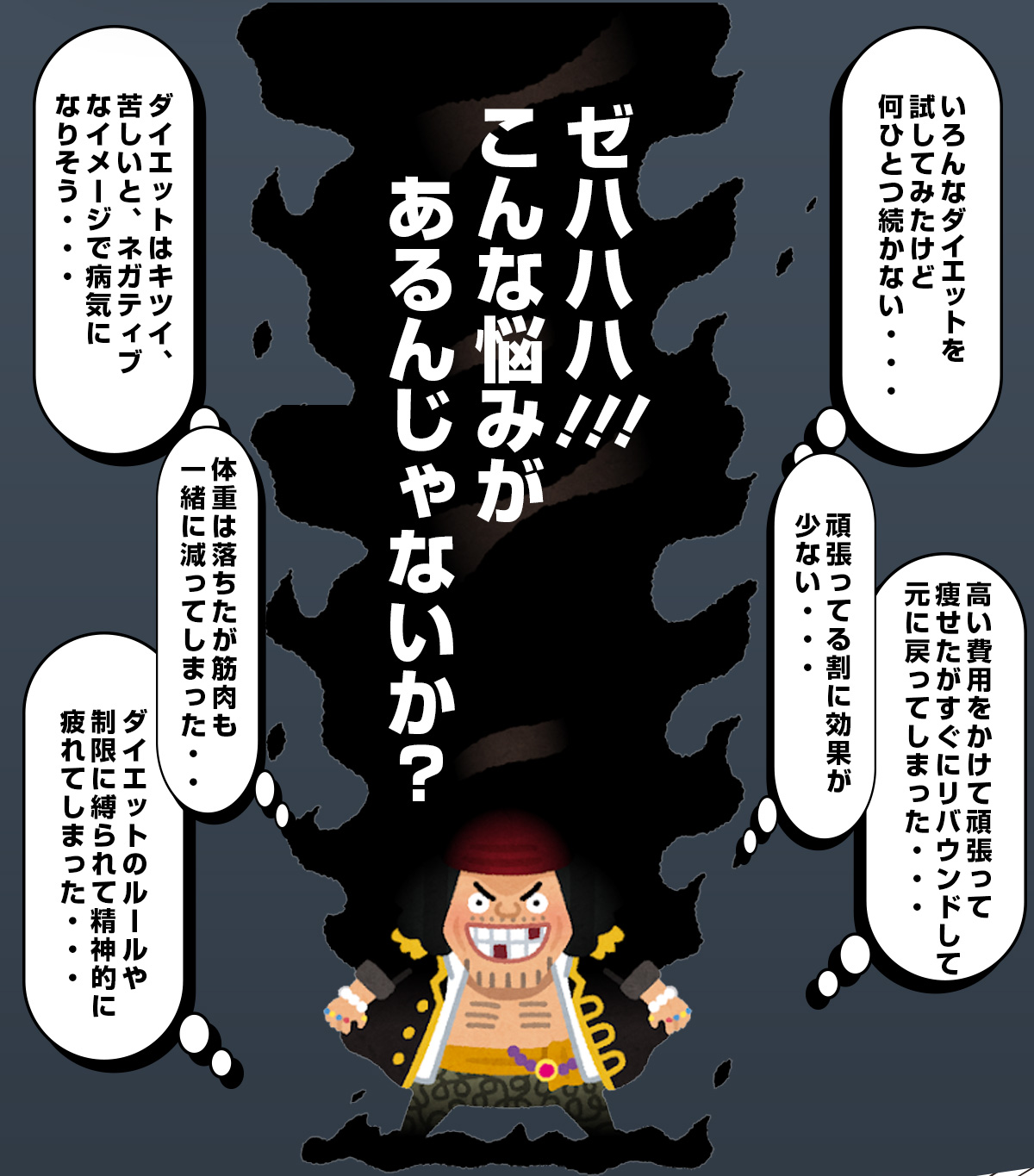 ダイエットのこんなお悩みありませんか？